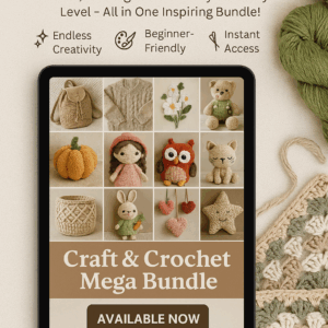 The Ultimate +1350 Crochet Pattern Bundle 100% Original, Designed by Creators!