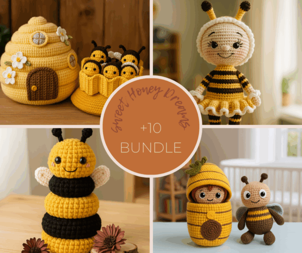 🐝 Bee Happy Bundle  +10 Amigurumi Patterns for Sweet Creations🐝 - Image 3