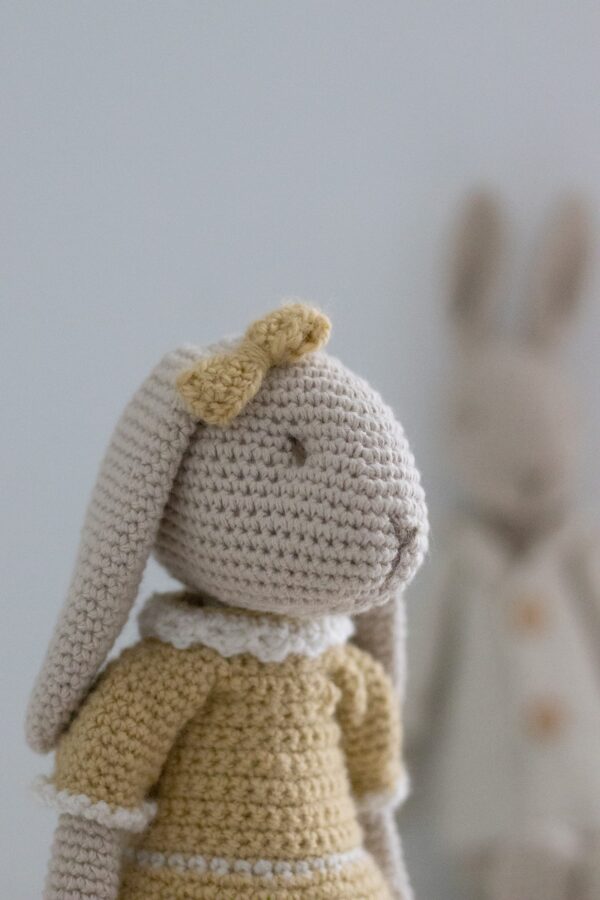 🐇 Elegant Bunny Couple Crochet Pattern – Mr & Mrs Bunny with Outfits | Detailed Amigurumi Set PDF - Image 15