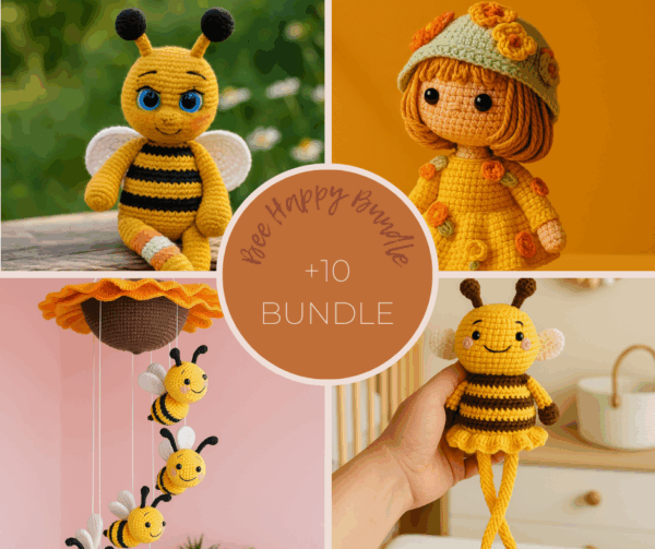 🐝 Bee Happy Bundle  +10 Amigurumi Patterns for Sweet Creations🐝 - Image 2