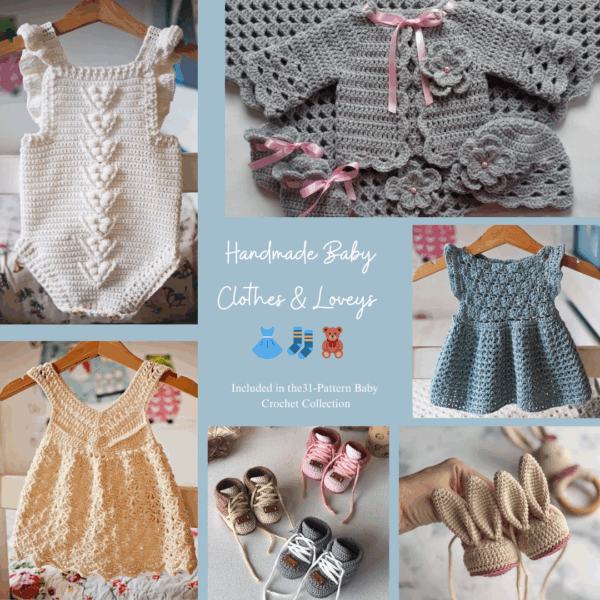 🐻 Cozy Bear Baby Blanket Crochet Pattern – Granny Square Blanket with Beads & 3D Ears - Image 5