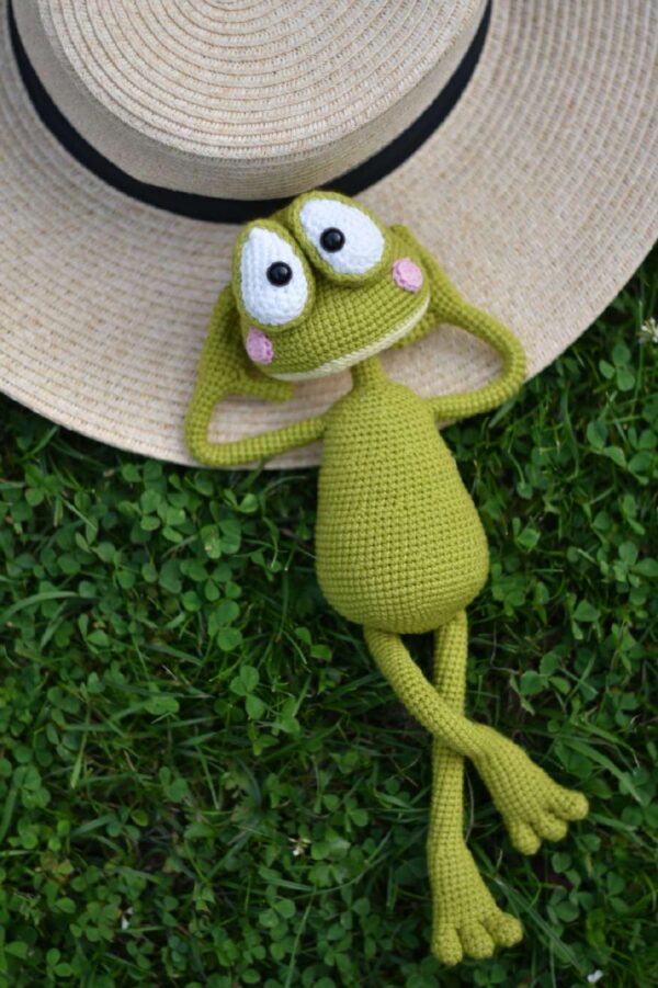 🌞🐸 Froggy Amigurumi Crochet Pattern – Intermediate Plush Toy with Summer Accessories 🌴🍋 - Image 10