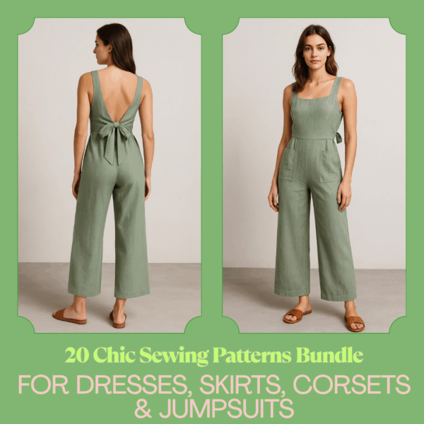 ✨ 20-in-1 Sewing Pattern Bundle – Dresses, Skirts, Corsets & Jumpsuits | PDF Download - Image 7