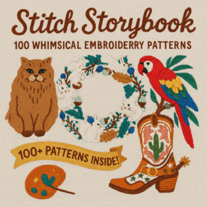 The Ultimate Embroidery Collection: +100 Patterns & FREE Guide to Elevate Your Creativity