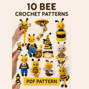 🐝 Bee Happy Bundle  +10 Amigurumi Patterns for Sweet Creations🐝