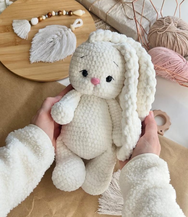 🐰Adorable Bunny Amigurumi – Crochet Pattern with Changeable Outfit - Image 4