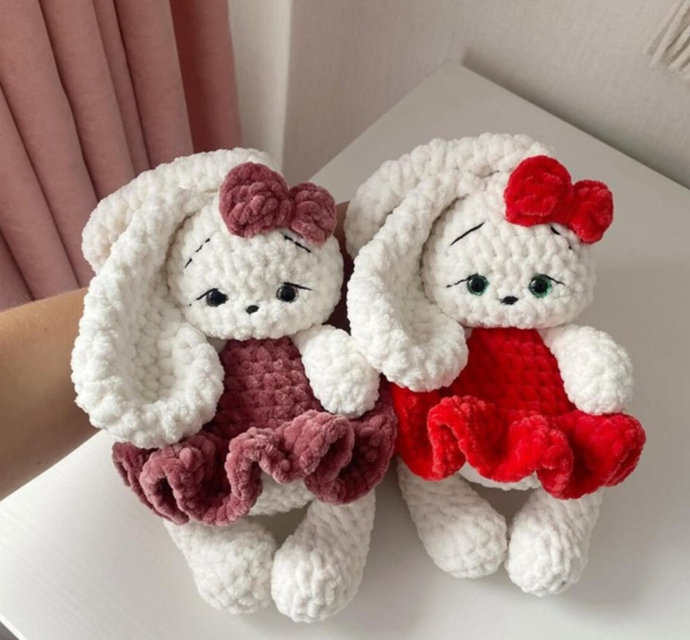 🐰Adorable Bunny Amigurumi – Crochet Pattern with Changeable Outfit - Image 7