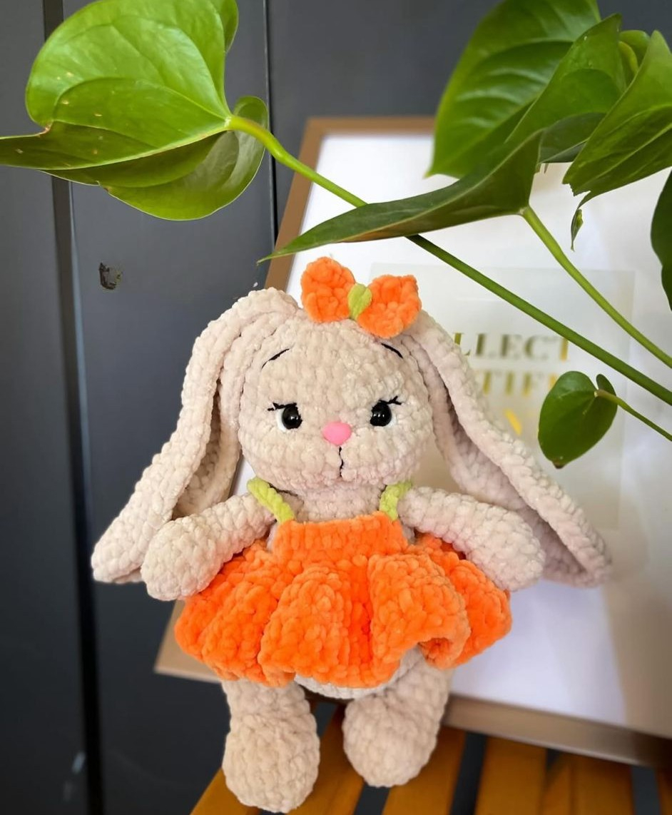 🐰Adorable Bunny Amigurumi – Crochet Pattern with Changeable Outfit - Image 5
