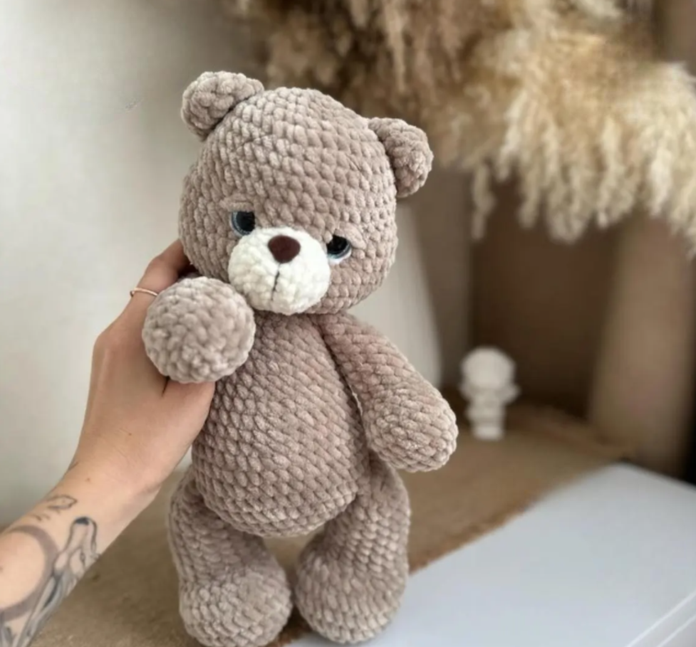 🌙 Sleepytime Teddy – Amigurumi Crochet Pattern (Bear with Pajamas & Cap) - Image 2